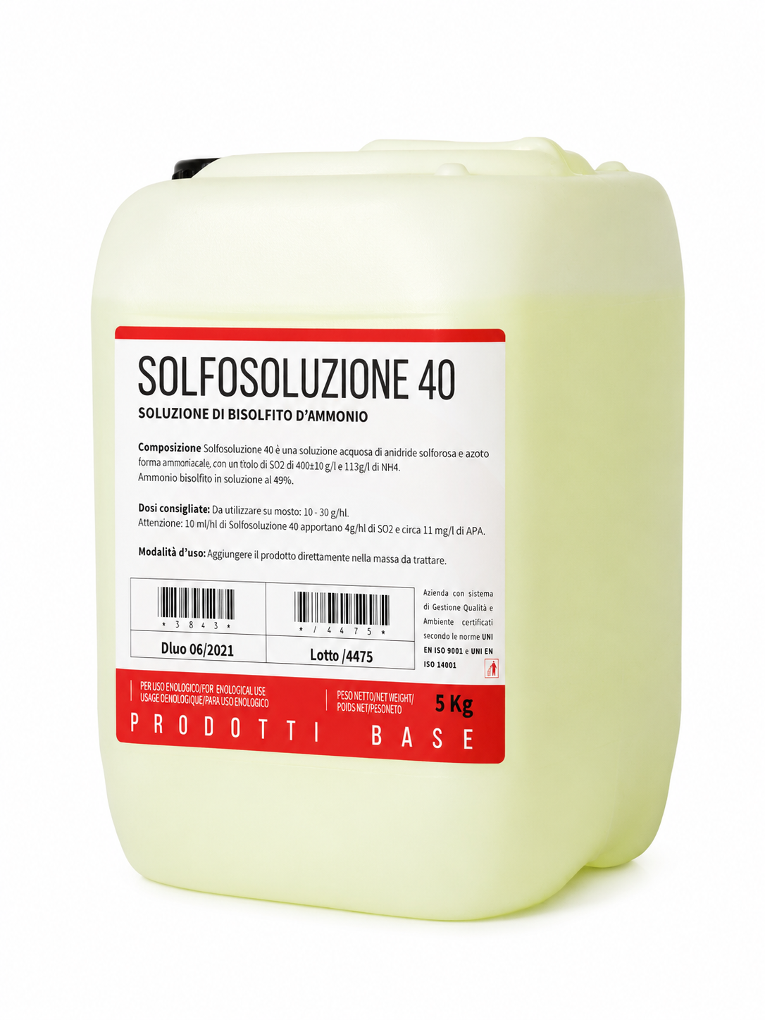 Soluție de Dioxid de Sulf - OENO
