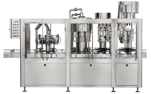 Model 9/8/1/1 - Tribloc Automat Clătire-Umplere-Dopuire - BORELLI GROUP