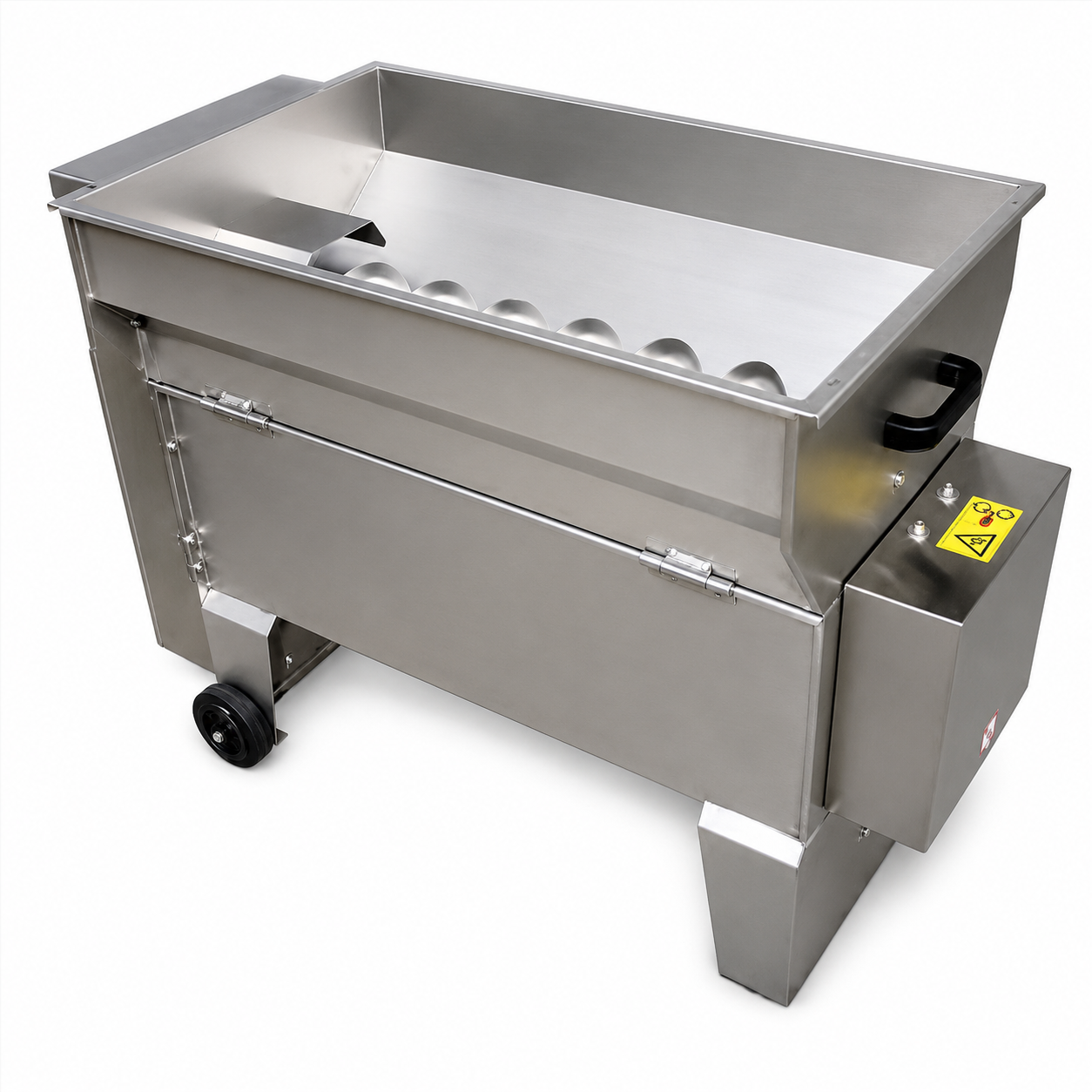 GAMMA 15–25–40 - Electric Grape Destemmer, Integrated Pump, Food-Grade Stainless Steel - ZAMBELLI ENOTECH - 3