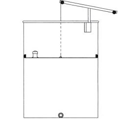 ARIA Pe Cisterne cu Capac Flotant și Fund Plan - TOSCANA INOX - 2