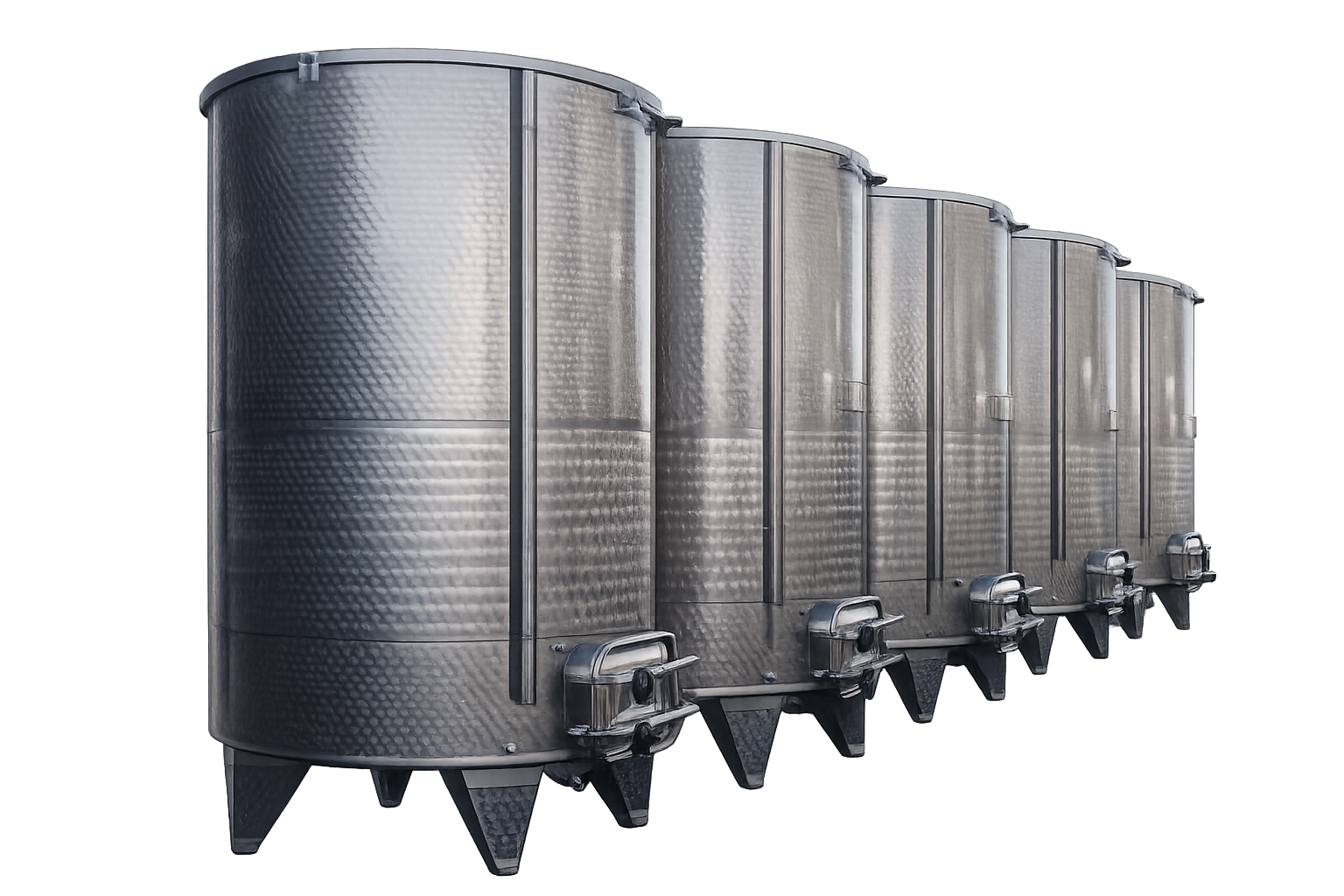 ARIA S Tanks with Floating Cover and Inclined Flat Bottom - TOSCANA INOX - 3