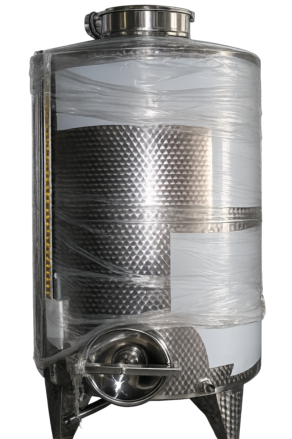 VIBO B Cisterne Clasice cu Picioare, Trapă Superioară și Fund Conic - TOSCANA INOX - 4