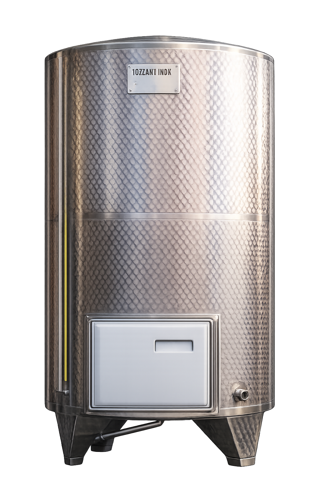 VIBO B Cisterne Clasice cu Picioare, Trapă Superioară, Fund Conic, Complet Izolate - TOSCANA INOX - 2