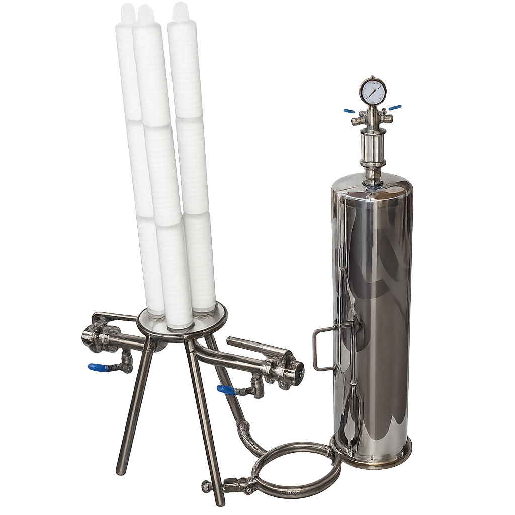 Filter Housing with Cartridges for Microfiltration - 2