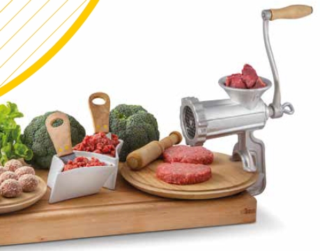 8691N Mașină de Tocat Carne Manuală Nr.8, Inox - 2